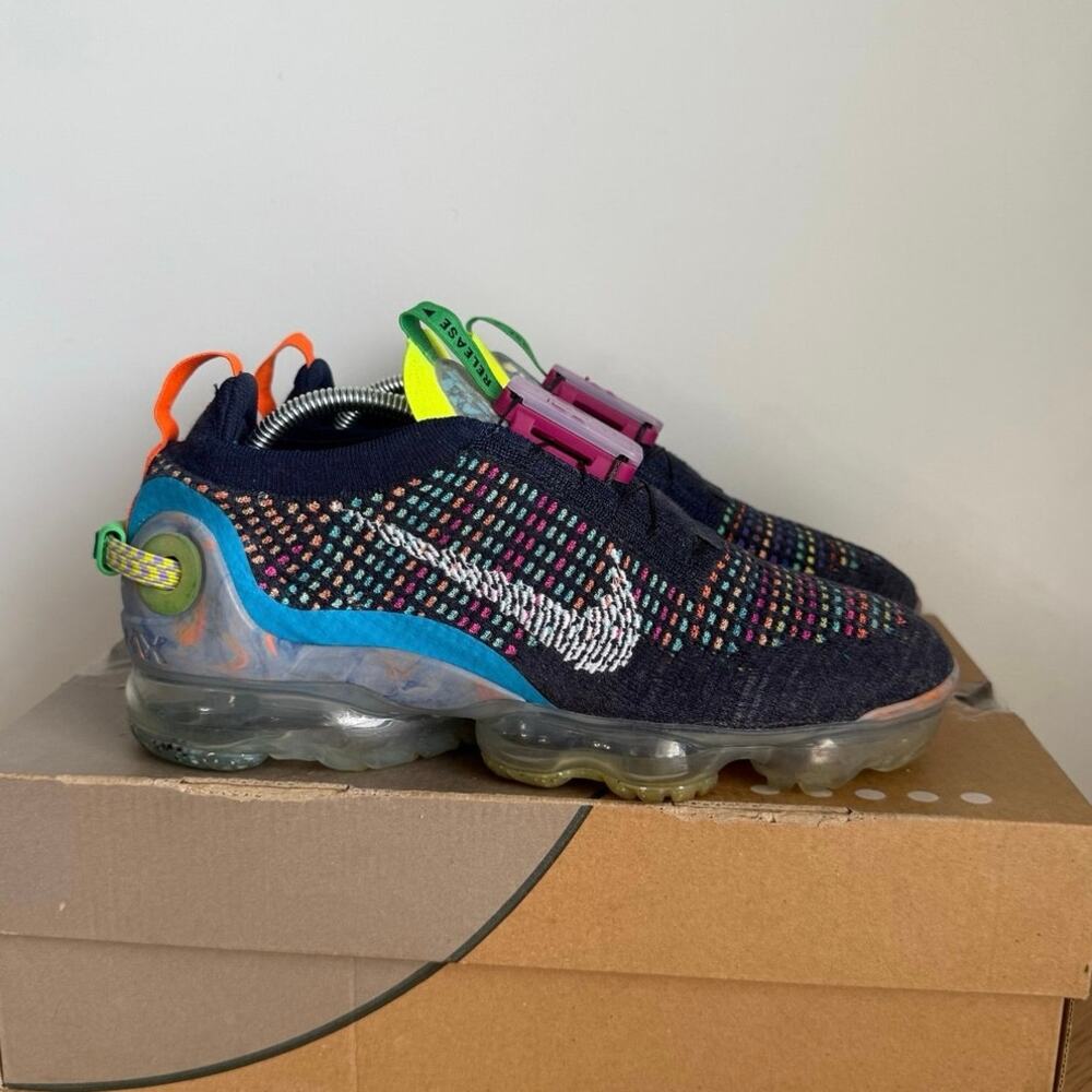 Nike Air Vapormax Flyknit ‘Deep Royal Blue’ Men Sneakers- SZ Men 6.5 - Women 8 - Picture 2 of 11